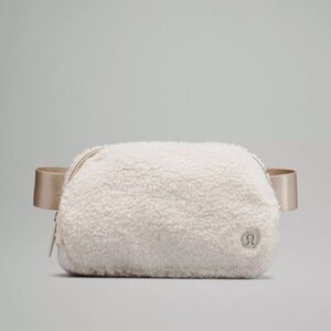 lululemon athletica White Sherpa Crossbody Bag